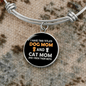 Dog Mom And Cat Mom Bracelet Stainless Steel or 18k Gold Circle Bangle-Express Your Love Gifts