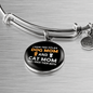 Dog Mom And Cat Mom Bracelet Stainless Steel or 18k Gold Circle Bangle-Express Your Love Gifts