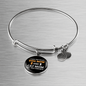 Dog Mom And Cat Mom Bracelet Stainless Steel or 18k Gold Circle Bangle-Express Your Love Gifts