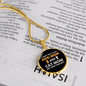 Dog Mom And Cat Mom Circle Necklace Stainless Steel or 18k Gold 18-22"-Express Your Love Gifts