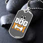 Dog Mom Bones Necklace Stainless Steel or 18k Gold Dog Tag 24" Chain-Express Your Love Gifts