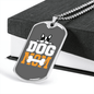 Dog Mom Bones Necklace Stainless Steel or 18k Gold Dog Tag 24" Chain-Express Your Love Gifts