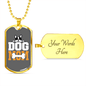 Dog Mom Bones Necklace Stainless Steel or 18k Gold Dog Tag 24" Chain-Express Your Love Gifts