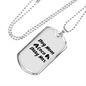Dog Mom Coco Dasy Max Necklace Stainless Steel or 18k Gold Dog Tag 24" Chain-Express Your Love Gifts