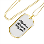 Dog Mom Coco Dasy Max Necklace Stainless Steel or 18k Gold Dog Tag 24" Chain-Express Your Love Gifts