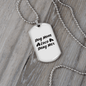 Dog Mom Coco Dasy Max Necklace Stainless Steel or 18k Gold Dog Tag 24" Chain-Express Your Love Gifts