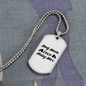 Dog Mom Coco Dasy Max Necklace Stainless Steel or 18k Gold Dog Tag 24" Chain-Express Your Love Gifts