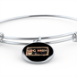 Dog Mom Coffee Lover Bracelet Stainless Steel or 18k Gold Circle Bangle-Express Your Love Gifts