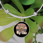 Dog Mom Colorful Bracelet Stainless Steel or 18k Gold Circle Bangle-Express Your Love Gifts