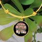Dog Mom Colorful Bracelet Stainless Steel or 18k Gold Circle Bangle-Express Your Love Gifts