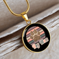 Dog Mom Colorful Circle Necklace Stainless Steel or 18k Gold 18-22"-Express Your Love Gifts