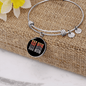 Dog Mom Colors Bracelet Stainless Steel or 18k Gold Circle Bangle-Express Your Love Gifts