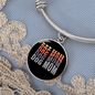 Dog Mom Colors Bracelet Stainless Steel or 18k Gold Circle Bangle-Express Your Love Gifts