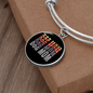 Dog Mom Colors Bracelet Stainless Steel or 18k Gold Circle Bangle-Express Your Love Gifts