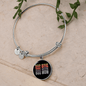 Dog Mom Colors Bracelet Stainless Steel or 18k Gold Circle Bangle-Express Your Love Gifts