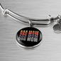 Dog Mom Colors Bracelet Stainless Steel or 18k Gold Circle Bangle-Express Your Love Gifts