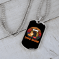 Dog Mom House Bone Necklace Stainless Steel or 18k Gold Dog Tag 24" Chain-Express Your Love Gifts