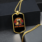 Dog Mom House Bone Necklace Stainless Steel or 18k Gold Dog Tag 24" Chain-Express Your Love Gifts