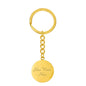 Dog Mom Keyring Kromfohrlander Mama Circle Keychain Stainless Steel or 18k Gold-Express Your Love Gifts