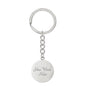 Dog Mom Keyring Toy Fox Terrier Mama Circle Keychain Stainless Steel or 18k Gold-Express Your Love Gifts