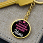 Dog Mom Keyring Treeing Tennessee Brindle Mama Circle Keychain Stainless Steel or 18k Gold-Express Your Love Gifts