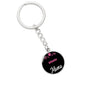 Dog Mom Keyring Vizsla Mama Circle Keychain Stainless Steel or 18k Gold-Express Your Love Gifts