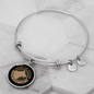 Dog Mom Life Bracelet Stainless Steel or 18k Gold Circle Bangle-Express Your Love Gifts