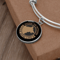 Dog Mom Life Bracelet Stainless Steel or 18k Gold Circle Bangle-Express Your Love Gifts