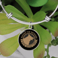 Dog Mom Life Bracelet Stainless Steel or 18k Gold Circle Bangle-Express Your Love Gifts