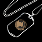 Dog Mom Life Necklace Stainless Steel or 18k Gold Dog Tag 24" Chain-Express Your Love Gifts