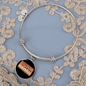 Dog Mom Makes Bracelet Stainless Steel or 18k Gold Circle Bangle-Express Your Love Gifts