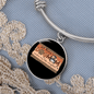 Dog Mom Makes Bracelet Stainless Steel or 18k Gold Circle Bangle-Express Your Love Gifts