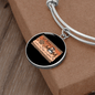 Dog Mom Makes Bracelet Stainless Steel or 18k Gold Circle Bangle-Express Your Love Gifts