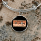 Dog Mom Makes Bracelet Stainless Steel or 18k Gold Circle Bangle-Express Your Love Gifts