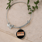 Dog Mom Makes Bracelet Stainless Steel or 18k Gold Circle Bangle-Express Your Love Gifts