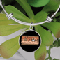 Dog Mom Makes Bracelet Stainless Steel or 18k Gold Circle Bangle-Express Your Love Gifts