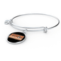 Dog Mom Makes Bracelet Stainless Steel or 18k Gold Circle Bangle-Express Your Love Gifts