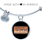 Dog Mom Makes Bracelet Stainless Steel or 18k Gold Circle Bangle-Express Your Love Gifts