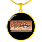 Dog Mom Makes Circle Necklace Stainless Steel or 18k Gold 18-22"-Express Your Love Gifts