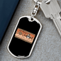 Dog Mom Makes Keychain Stainless Steel or 18k Gold Dog Tag Keyring-Express Your Love Gifts