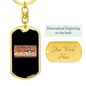 Dog Mom Makes Keychain Stainless Steel or 18k Gold Dog Tag Keyring-Express Your Love Gifts