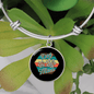 Dog Mom Paws Bracelet Stainless Steel or 18k Gold Circle Bangle-Express Your Love Gifts