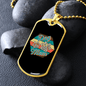 Dog Mom Paws Necklace Stainless Steel or 18k Gold Dog Tag 24" Chain-Express Your Love Gifts