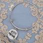 Dog Mom Plain Bracelet Stainless Steel or 18k Gold Circle Bangle-Express Your Love Gifts