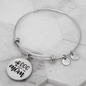 Dog Mom Plain Bracelet Stainless Steel or 18k Gold Circle Bangle-Express Your Love Gifts