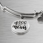 Dog Mom Plain Bracelet Stainless Steel or 18k Gold Circle Bangle-Express Your Love Gifts