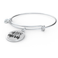 Dog Mom Plain Bracelet Stainless Steel or 18k Gold Circle Bangle-Express Your Love Gifts