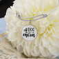 Dog Mom Plain Bracelet Stainless Steel or 18k Gold Circle Bangle-Express Your Love Gifts