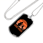 Dog Mom Playing Necklace Stainless Steel or 18k Gold Dog Tag 24" Chain-Express Your Love Gifts