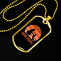 Dog Mom Playing Necklace Stainless Steel or 18k Gold Dog Tag 24" Chain-Express Your Love Gifts